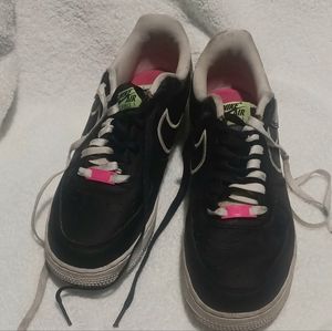 Nike Air Force 1 LV8 GS Do You |Black / Hyper Pink  Sneaker | Size Youth 8